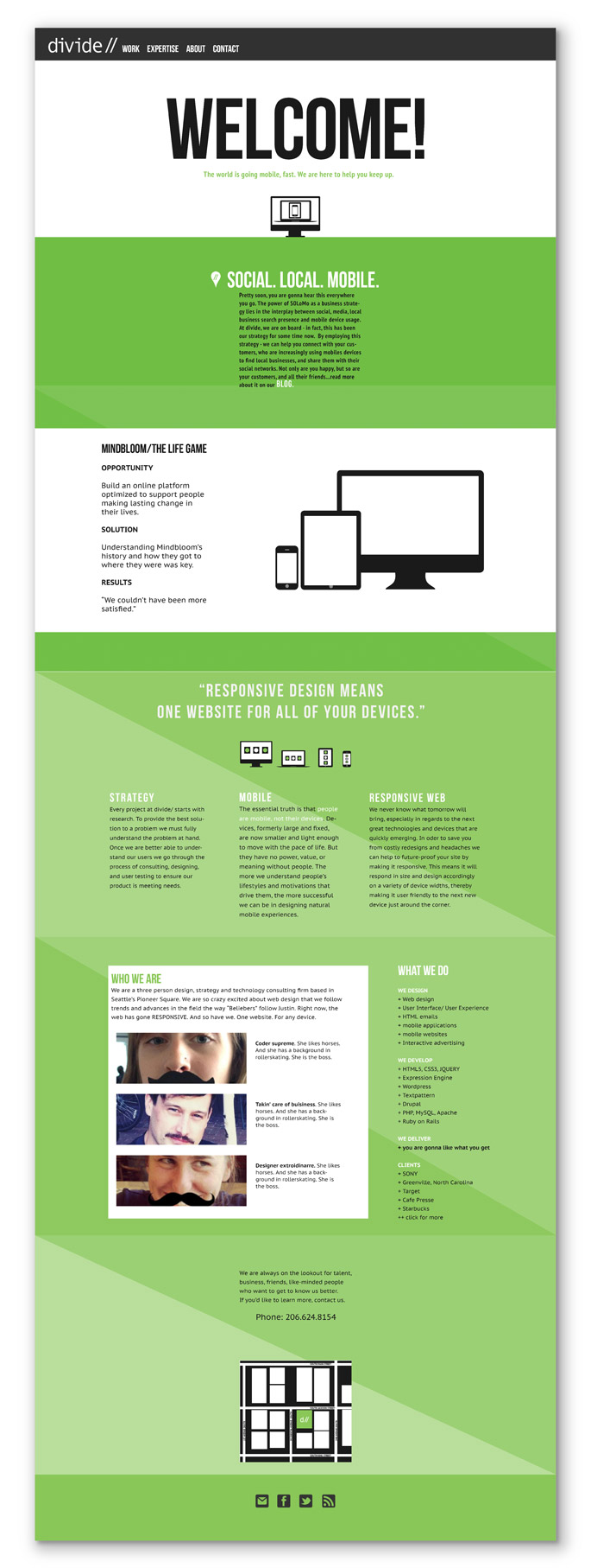 one page comp